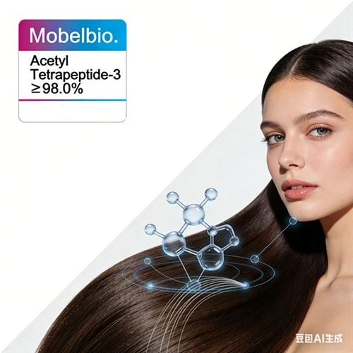 Acetil Tetrapeptide-3 face părul mai puternic: frumusețea începe de la foliculii de păr